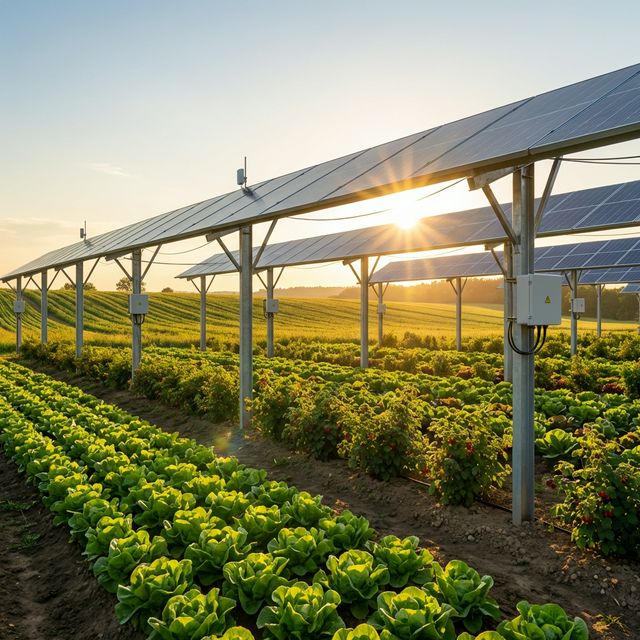 Future Tech Agrivoltaics Field