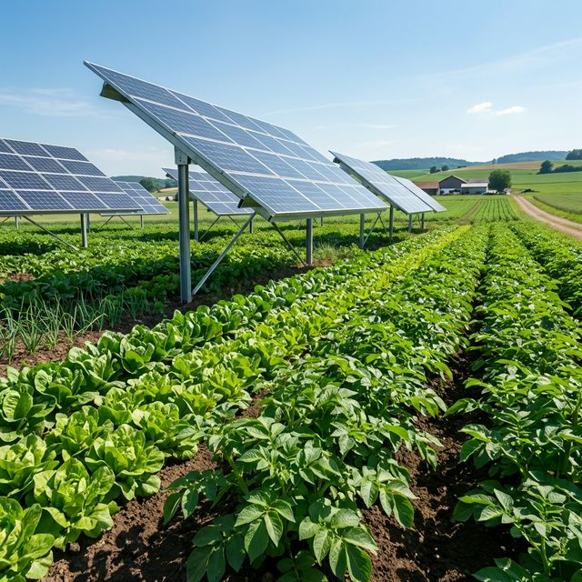 영농형 태양광 하부 작물 재배