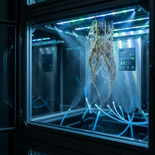 에어로포닉스 시스템 시각화 이미지