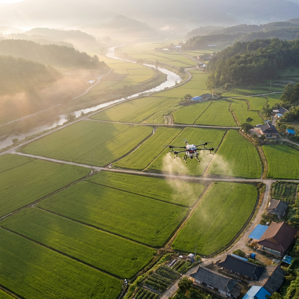 이문농장 드론 전경