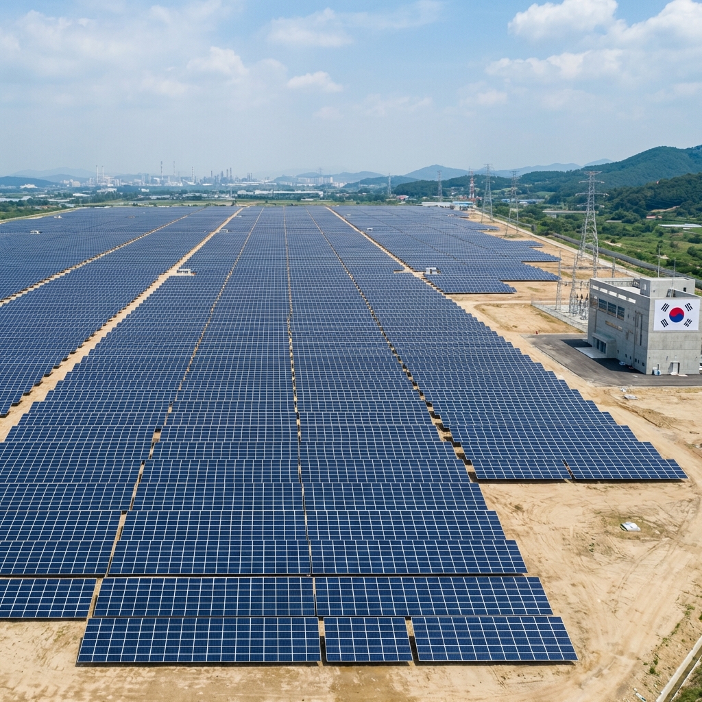 순수 태양광 발전소