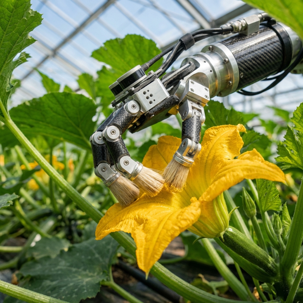 애호박 수정 로봇