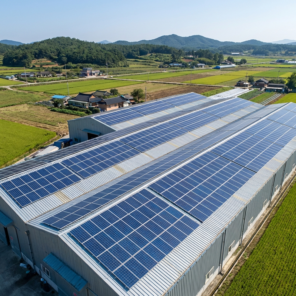 건축물 지붕 태양광